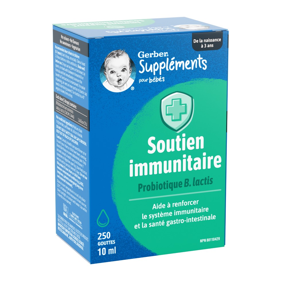 Suppléments pour le soutien immunitaire GERBER Gouttes