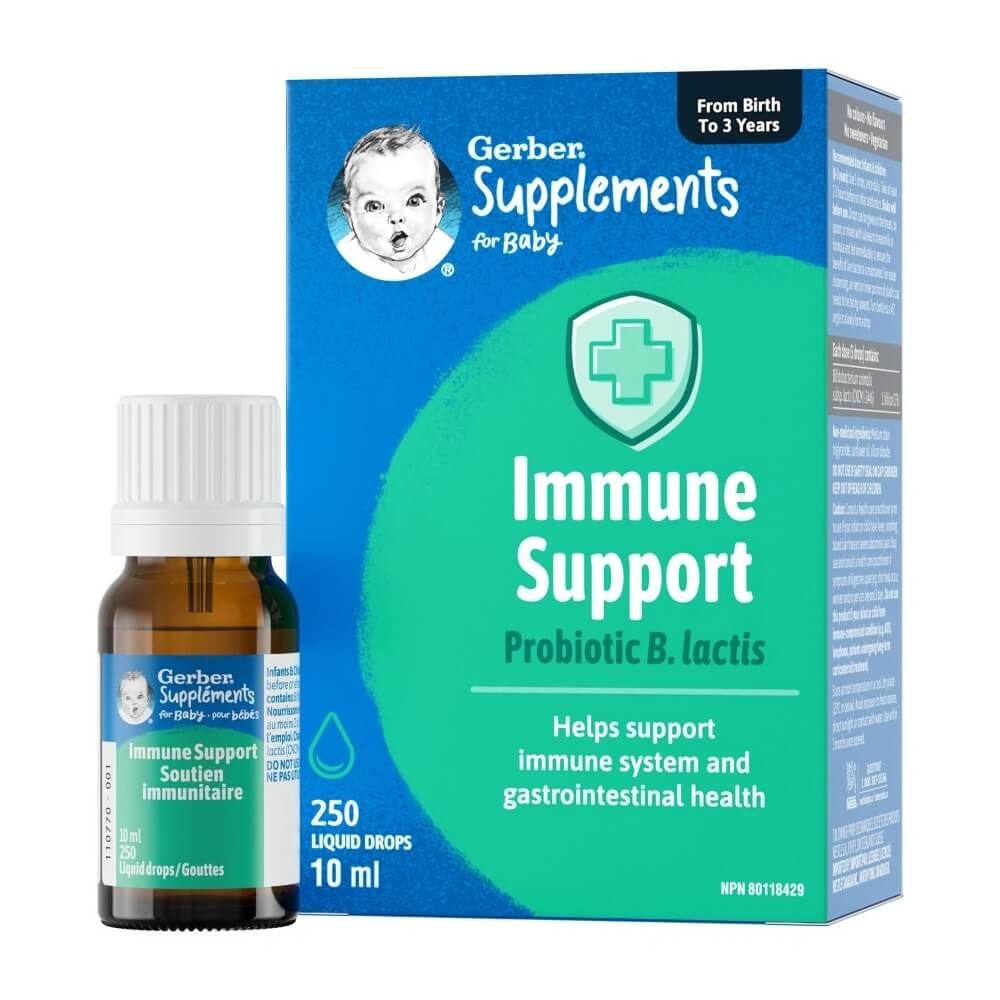 GERBER Supplements, Immune Support Liquid Drops 