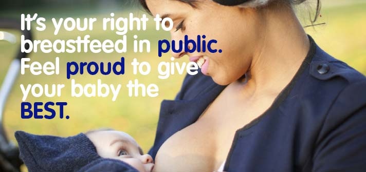 it’s your right to breastfeed in public