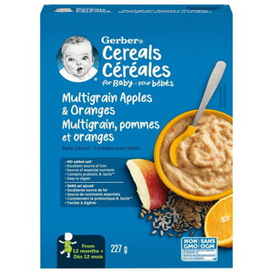 Gerber Multigrain Apples and Oranges Toddler Cereal Gerber Multigrain Apples and Oranges Toddler Cereal