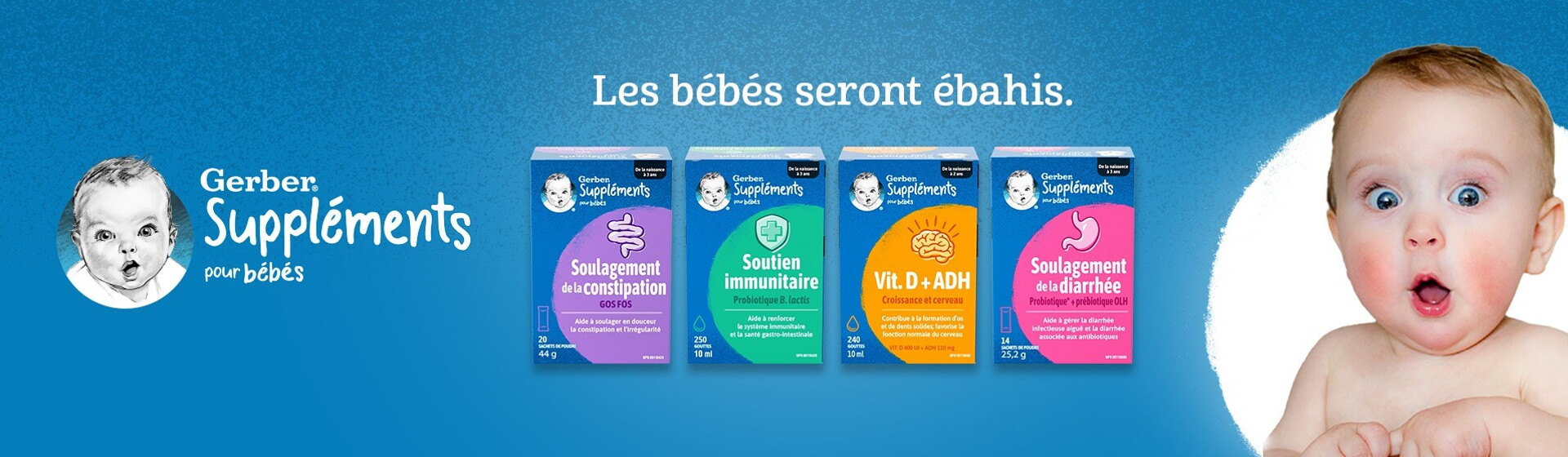 Suppléments GerberMD pour bébé